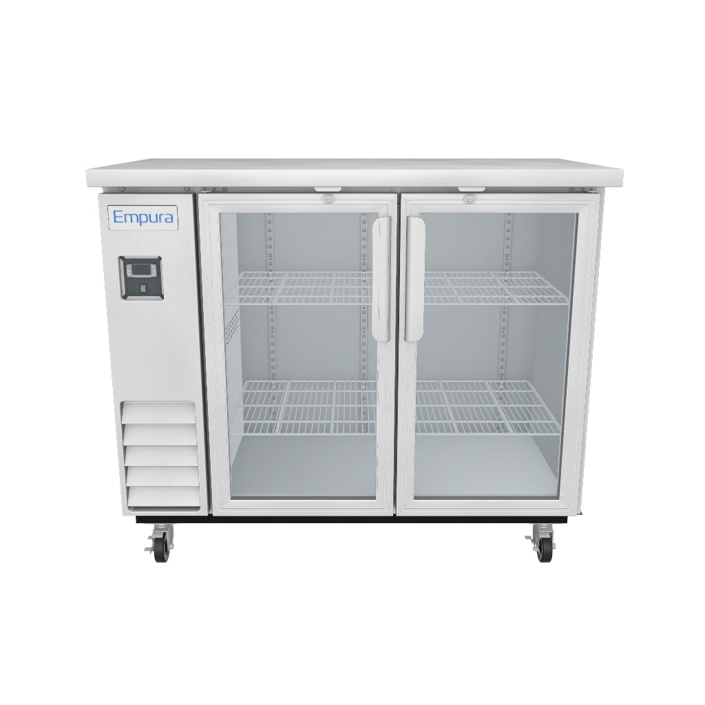 E-KBB48-2G-24-S Back Bar Cabinet, Refrigerated 3D View