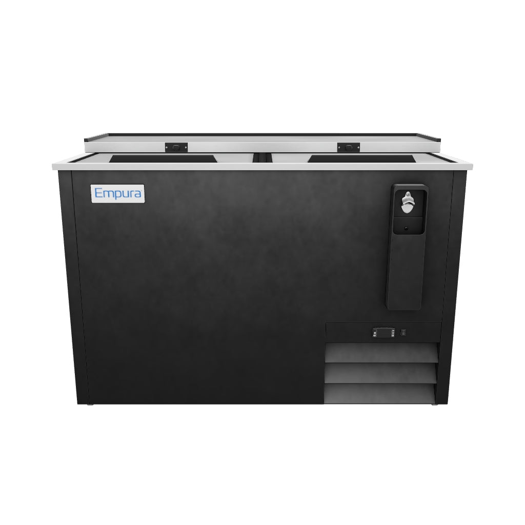 E-KBC-50 Sliding Door Bottle Cooler 3D View