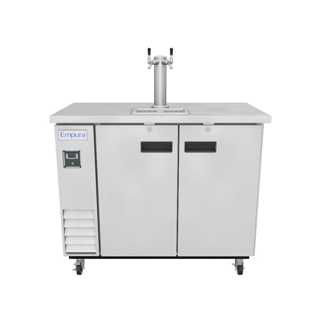 E-KDD2-1-S Direct Draw Beer Dispenser 3D View