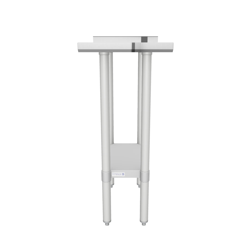 Empura FT1524E 15 Inch Filler Table Backsplash Galvanized Legs Stainless Steel
