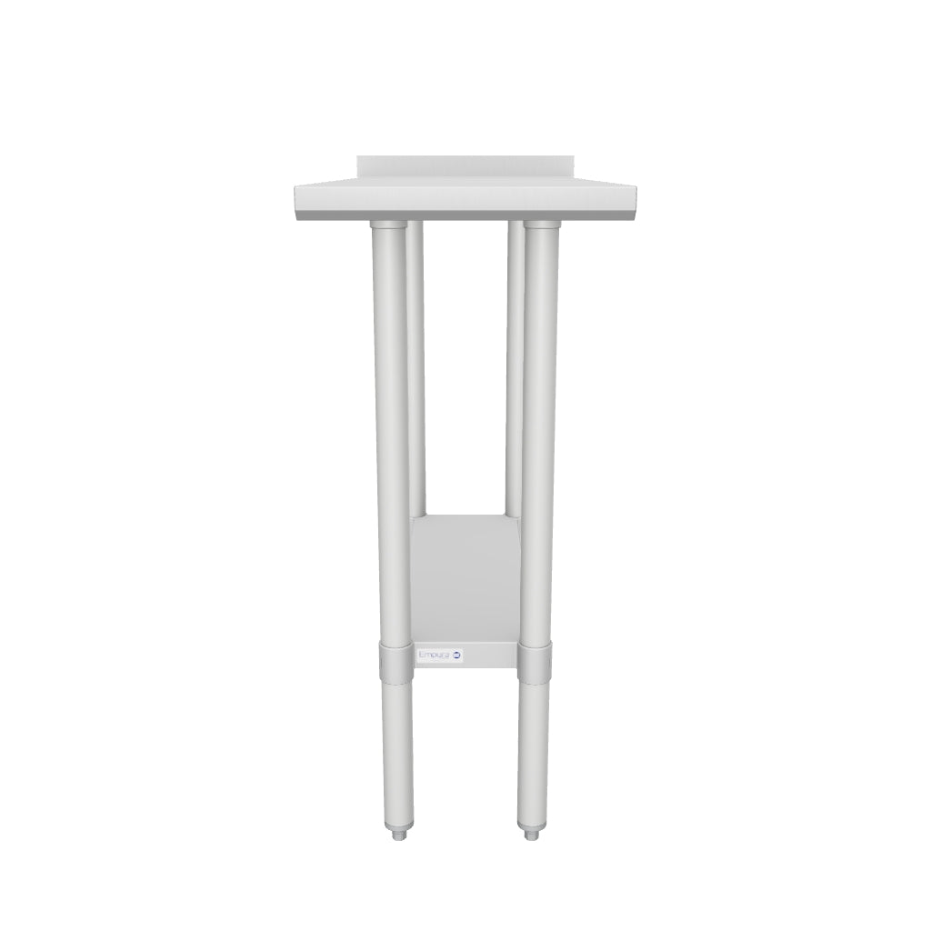 FT1530E 12" - 21" Stainless Steel Top Work Table 3D View
