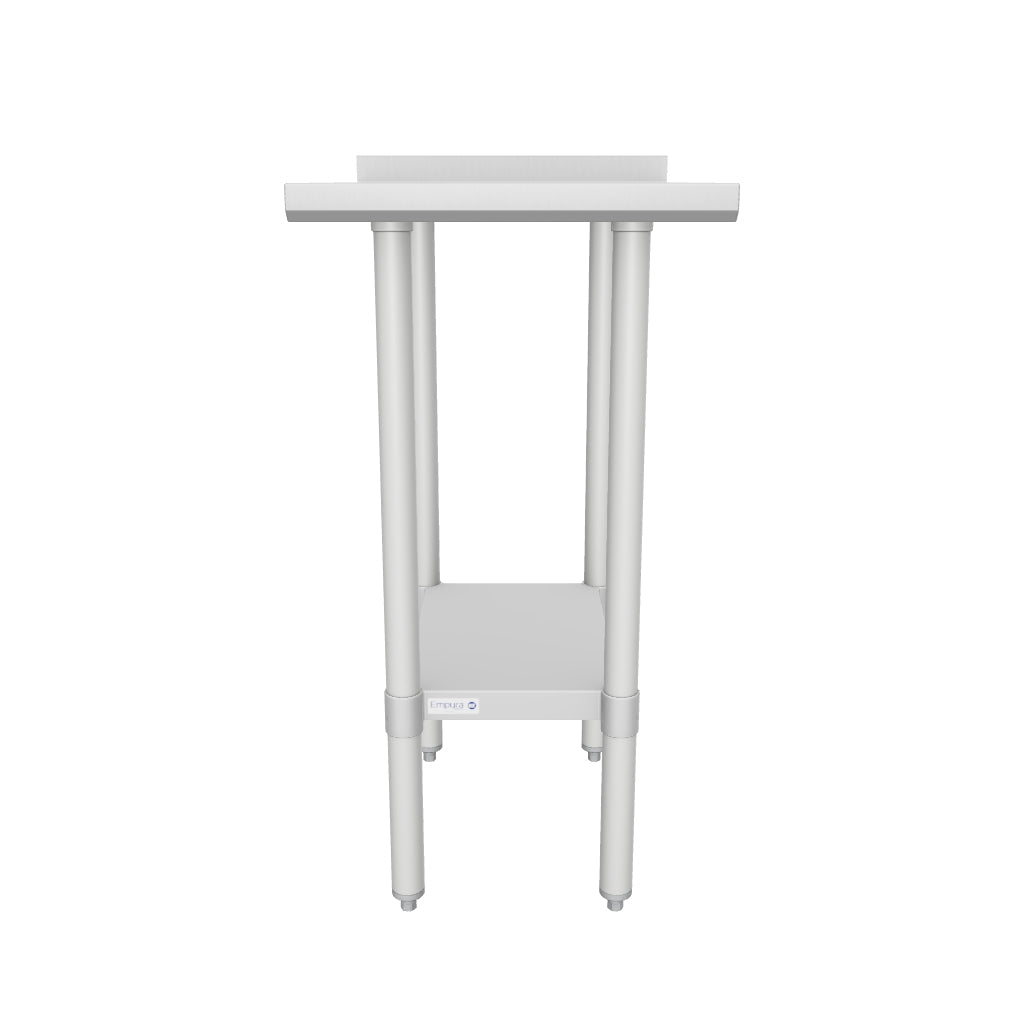 FT1824E 12" - 21" Stainless Steel Top Work Table  3D View

