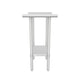 FT1824E 12" - 21" Stainless Steel Top Work Table  3D View

