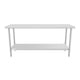 SWT2472 63" - 72" Stainless Steel Top Work Table 3D View