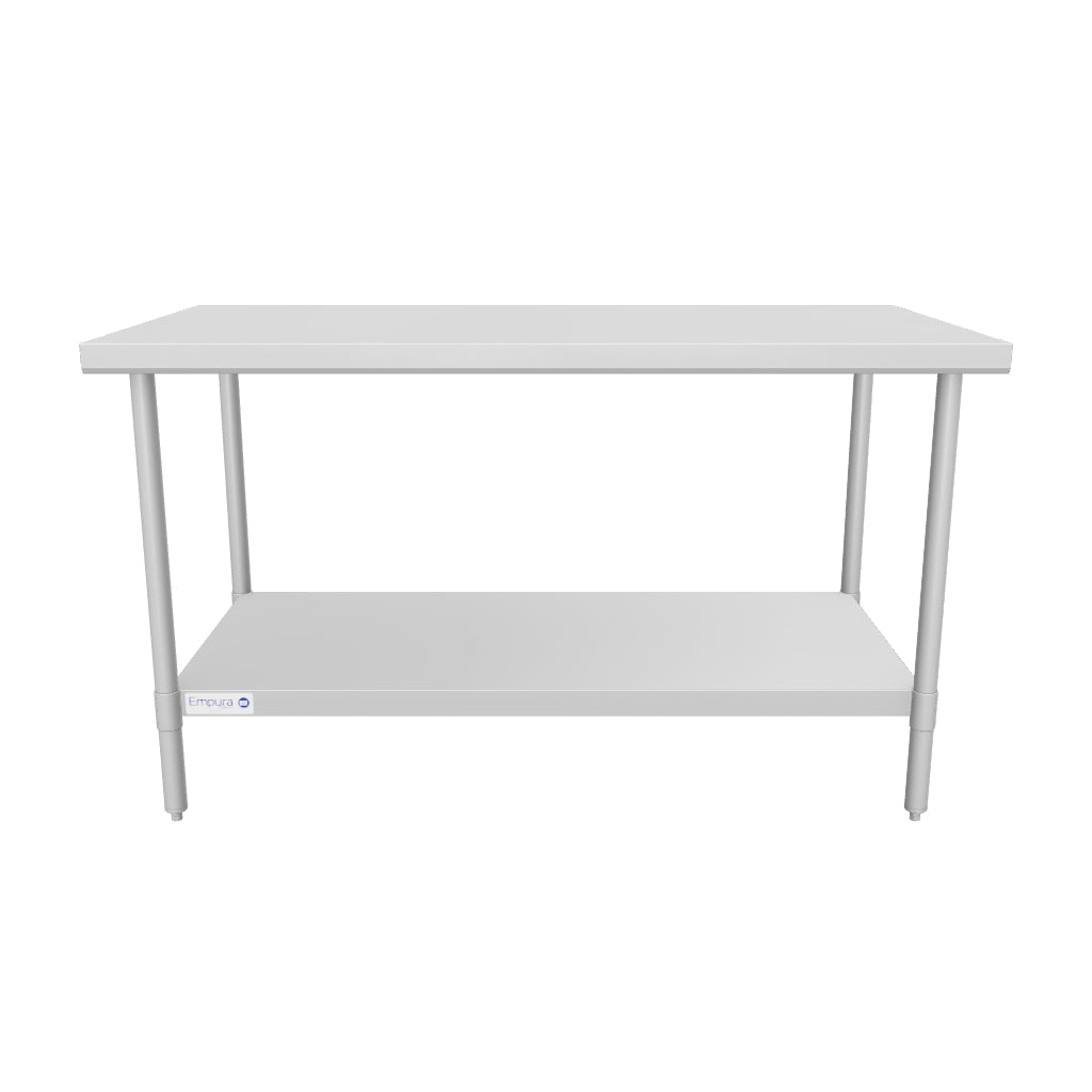 SWT3060 54" - 62" Stainless Steel Top Work Table 3D View