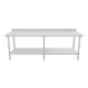 SWT4B3096 85" - 96" Stainless Steel To Work Table 3D View