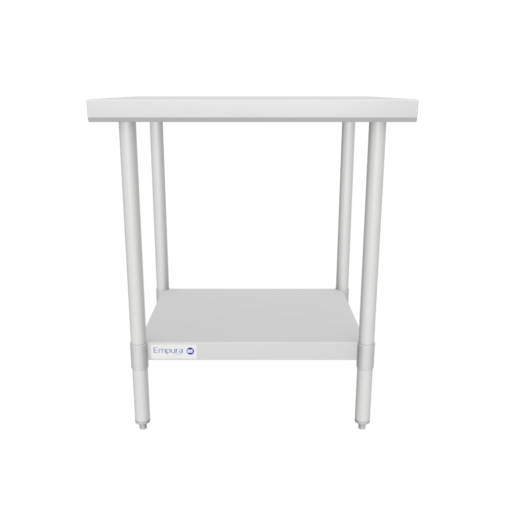 Empura Stainless WT2430 30 Inch Work Table Standard Duty NSF Galvanized Steel