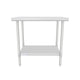 WT2436 36" - 38" Stainless Steel To Work Table 3D View