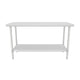 Empura WT2460 60 Inch Stainless Steel Work Table with Galvanized Steel Frame