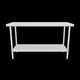 WT2460 54" - 62" Stainless Steel Top Work Table 3D View