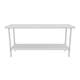 WT2472 63" - 72" Stainless Steel Top Work Table 3D View