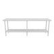 Empura Stainless WT2496 96 Inch Work Table Standard Duty Galvanized Steel