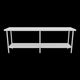 WT2496 85" - 96" Stainless Steel Top Work Table 3D View