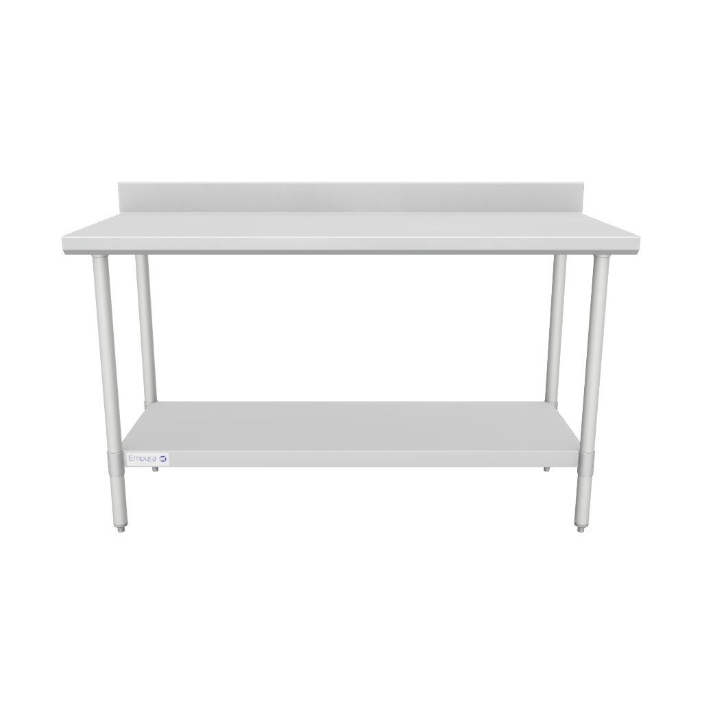 WT4B2460 54" - 62" Stainless Steel Top Work Table 3D View