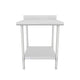Empura WT4B3030 30 Inch Stainless Steel Work Table NSF Approved with Backsplash