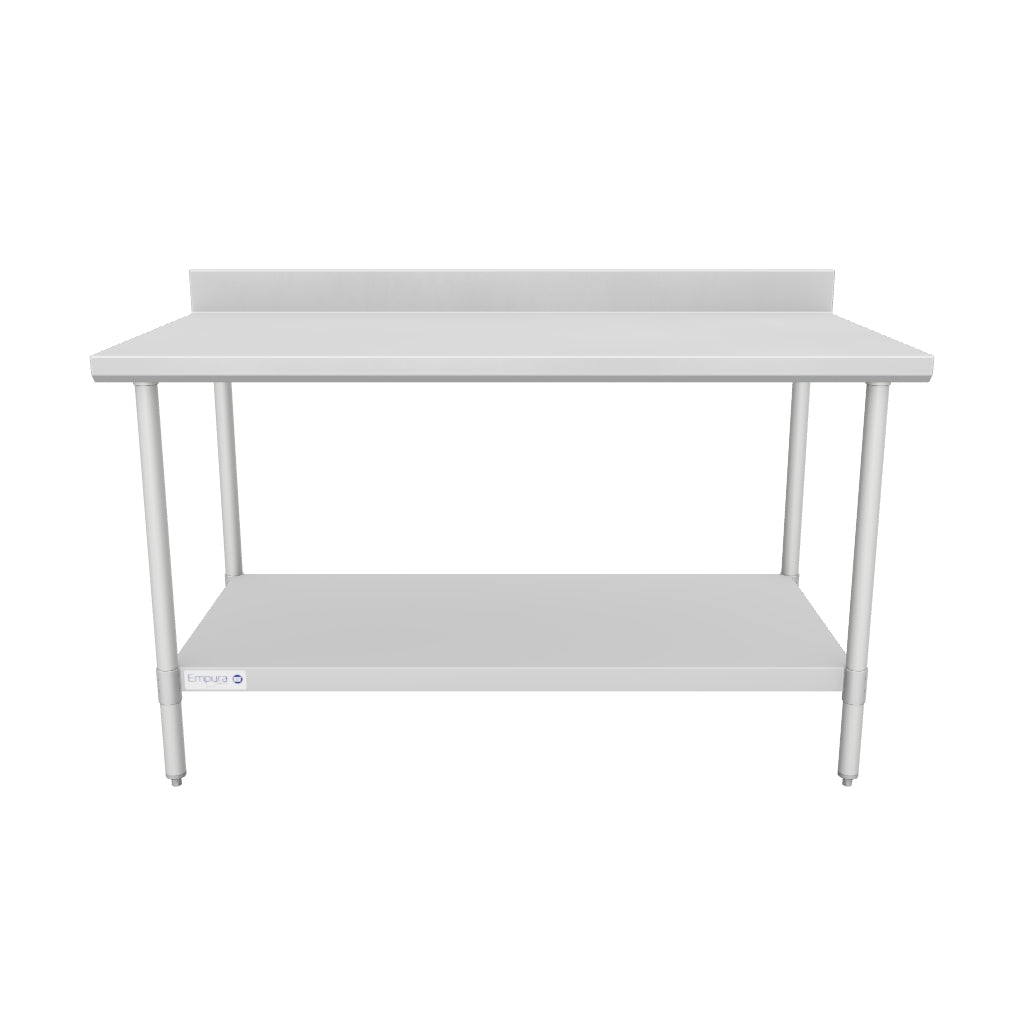 WT4B3060 54" - 62" Stainless Steel Top Work Table 3D View