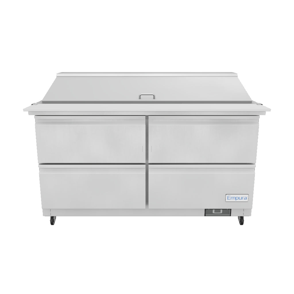 E-KSP60M-D4 Mega Top Sandwich Salad Unit Refrigerated Counter 3D View