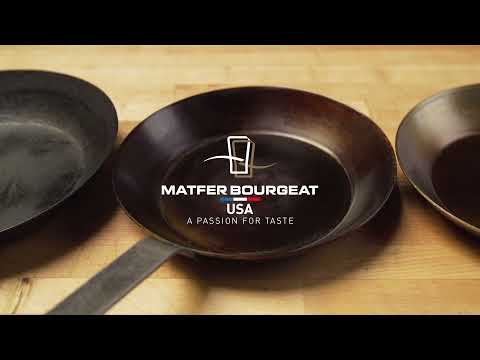 matfer bourgeat black carbon steel fry pan video
