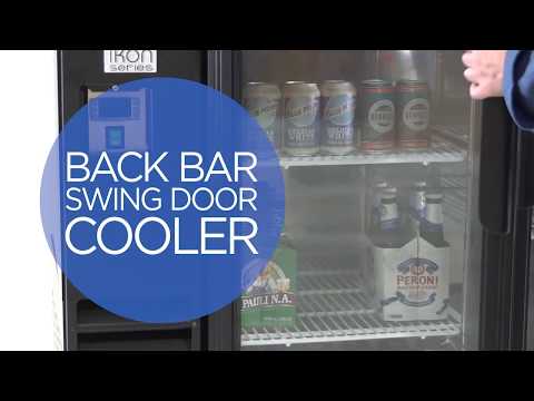 empura back bar swing door coolers