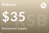 restaurant supply 35 gift card