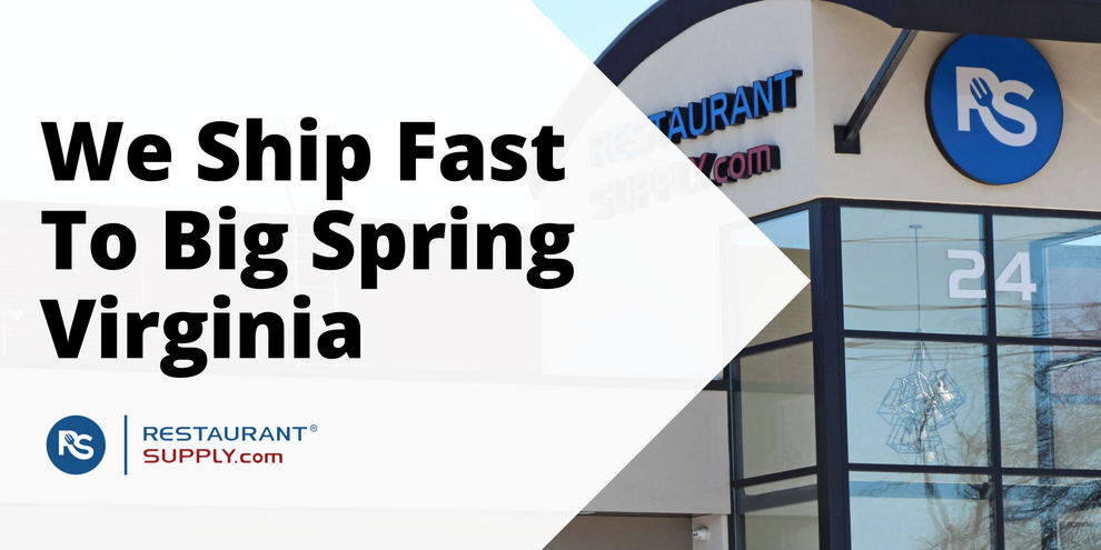 Restaurant Supply Store Big Spring Virginia