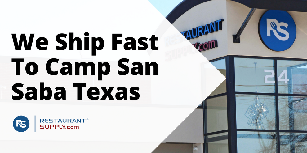 Restaurant Supply Store Camp San Saba Texas
