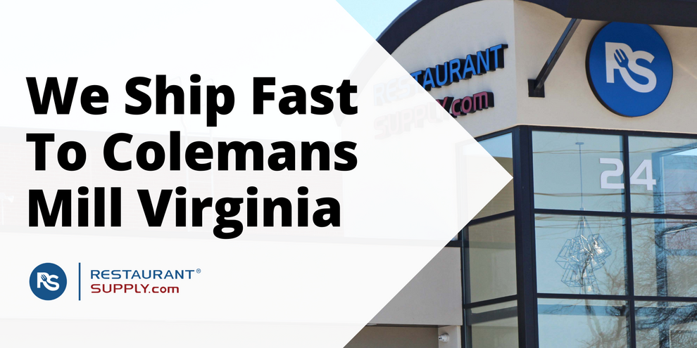 Restaurant Supply Store Colemans Mill Virginia