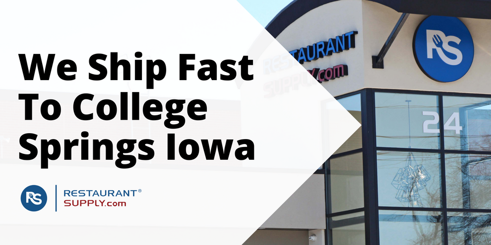 Restaurant Supply Store College Springs Iowa
