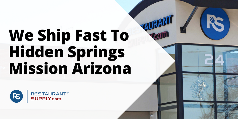 Restaurant Supply Store Hidden Springs Mission Arizona