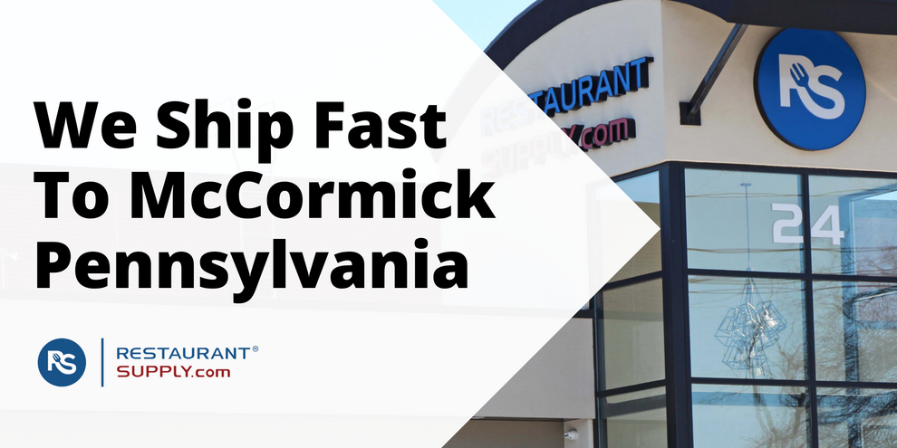 Restaurant Supply Store McCormick Pennsylvania