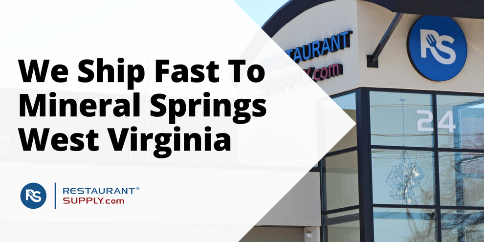 Restaurant Supply Store Mineral Springs West Virginia