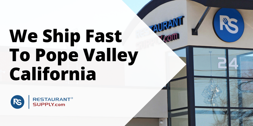 Restaurant Supply Store Pope Valley California