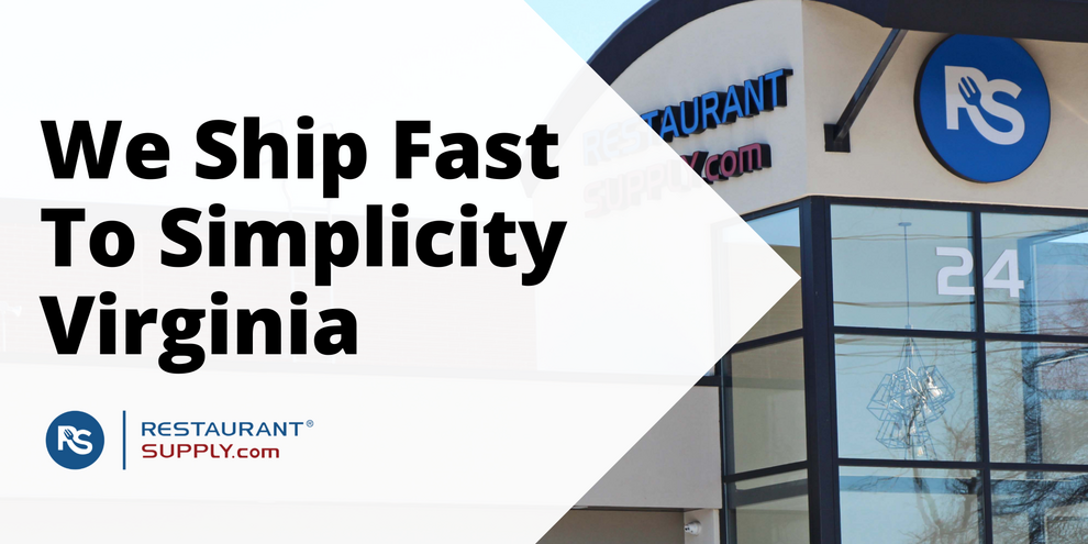 Restaurant Supply Store Simplicity Virginia