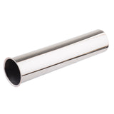 A shiny, cylindrical metal tube with a reflective surface is shown against a white background. Ideal as a Replacement Ice Core for TableCraft beverage dispensers, one end is open and slightly flared; the other is evenly cut. The tube sits diagonally in view.