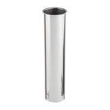 A tall, cylindrical stainless steel container with a reflective, shiny surface, ideal for beverage dispensers. The smooth, seamless sides and open top echo the signature quality of TableCraft. Photographed against a plain white background.