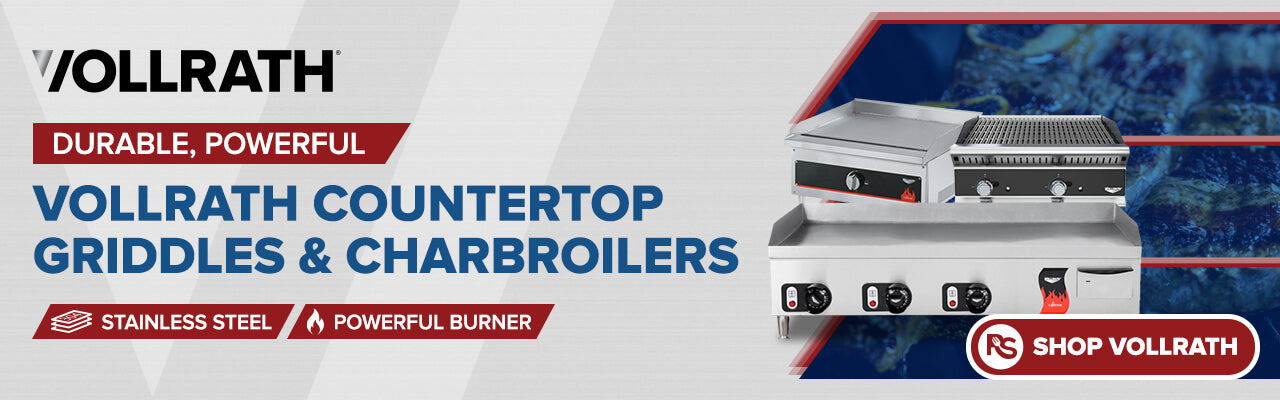 Vollrath countertop griddles and charbroilers built for durable, high-performance commercial kitchens