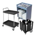 Dish Cleanup and Storage Carts
