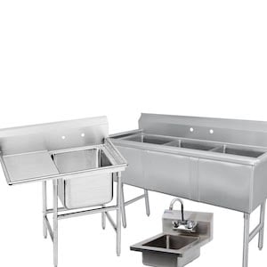 Commercial Stainless Steel Sinks | Commercial Sinks | Restaurant Supply