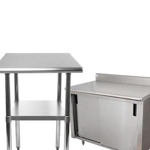 Restaurant Tables | Commercial Work Tables | Food Prep Tables | Stainless Steel Tables