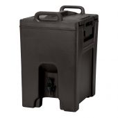 Cambro UC1000110 Black 10.5 Gallon Ultra Camtainer Insulated Beverage Dispenser