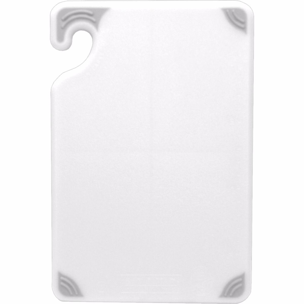 SAN JAMAR CB152012WH Cutting Board,20 x 15 x 1/2 In,White 