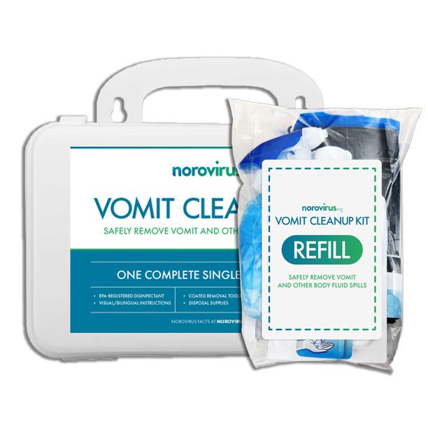 kit per la pulizia del vomito