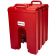 Cambro 1000LCD158 Hot Red 11.75 Gallon Camtainer Insulated Beverage Dispenser