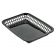 Tablecraft 1077BK 10-3/4" x 7-3/4" x 1-1/2" Black Rectangular Polypropylene Grande Platter Fast Food Basket