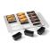 Matfer 347060 Exoglass Cake Baking Sheet Tray Set and 15 Molds