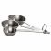 Tablecraft 727 3 Piece Heavyweight Stainless Steel Extra Large Measuring Spoon Set