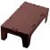 Cambro DRS36131 Dark Brown S Series Solid 36" x 12" x 21" Dunnage Rack