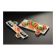 American Metalcraft PORS140 White 13" x 9" Ceramic Sushi Plate