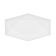 CAC QZT-12 10" Porcelain Crystal Rectangular Platter/Super White