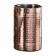 American Metalcraft SW4C Hammered Copper-Plated Stainless Steel Double Wall Insulated Wine Cooler - 4-3/4" Diameter